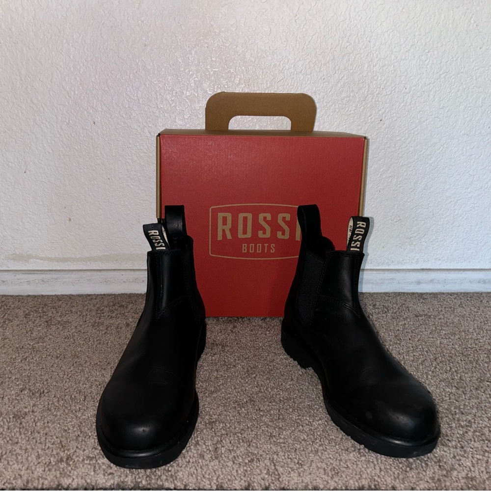 Rossi Boots: SIZE AU 8 (US 9) 301 ENDURA BOOT (BLACK)